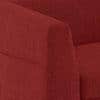 Rubik Premium 3 Seater Fabric Sofa in Salsa Red Colour