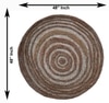 Orbit Sienna Carpet Size 4.1x4.1 ft.