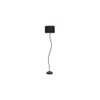 Deven Black Cotton Shade Floor Lamp