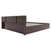 Tsukiko Engineered Wood Queen  Size Bed With Box Storage (Walnut Finish)