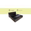 Muses Solid Wood King Size Drawer Storage Bed In Melamine Finish