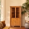 Aayam Solid Wood Highboard in Brown Colour