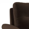 Adelaide Premium 3 Seater Fabric Sofa in Dark Earth Colour