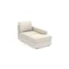 Apollo Sofa (Colour : Pearl, Cushion : Hard, Back Type : Regular, Seating Capacity : Right Aligned 3 Seater + Right Aligned Chaise)