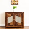 Sheesham Wood 2 Door Sideboard in Provincial Teak Finish