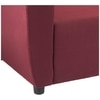 Dayton Pine Wood Contemporary 3+2 Seater Sofa (Maroon Wine Fabric)