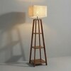 Charlotte Beige Jute Floor Lamp with Beige Jute Base