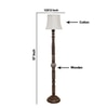 Devansh Wooden Floor Lamp