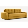 Calliro 3 Pull Out Sofa Cum Bed with storage In Yellow Colour