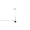 Femi Multicolour Cotton Shade Floor Lamp