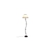 Gretta Multicolour Fabric Floor Lamp with Black Iron Base