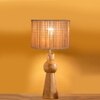 Devansh Bamboo Table Lamp With Wood Base -(7X18.25 Inches)-1