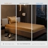 Stoa Paris 300TC UltrSatin Single Bedsheet Set Satin Single Night Gold