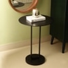 De Metal Side Table in Black Colour
