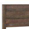 Toledo Solid Wood King Size Hydraulic Storage Bed In Danish Walnut Finish