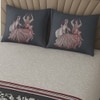 Multicolor Floral 400 TC Cotton Flat Super King Size Bedsheet With 2 Pilllow Covers From Threads