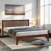 Zenwood King Size Bed Without Storage in Provencial Teak Finish
