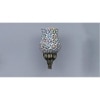 Atlas Antique Metal Wall Lamp with Multicolor Mosaic Glass