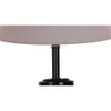 Angel Grey cotton Glass Table lamp with Iron Base