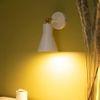 Liam Small White Wall Sconce