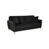 Angle Fabric Sofa (Black)