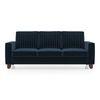 Apollo Neo 3 Seater Fabric Sofa in Cobalt Colour (Back Height : Regular, Cushion Type : Soft)