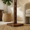 Hinge Beige Jute Floor Lamp with Beige Jute Base