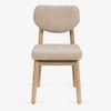 Dune Solid Wood Dining Chair in Grey Colour
