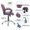 Ammoreavolea Mid Back Executive Chair in Maroon Colour