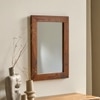 Gem Solid Wood Mirror In Provincial Teak 50 x 70 cm
