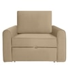 Clevam  Pull Out Sofa cum Bed  in Beige Colour