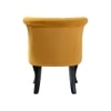 Grenier Fabric Slipper Chair in Yellow Color