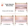 Romania Baby Crib with Mattress