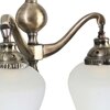 Devansh Metal Electric Wall Light in White Colour with White Shade Count of 2 Lights