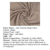 Iris Solid Wood Pouffee in Jute Beige Fabric