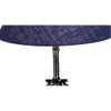 Alexis Blue Jute Table lamp with Wood & Iron Base