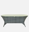 Paris 3+1+1 Seater Wicker Sofa Set in Dual Tone Grey Colour
