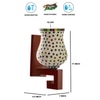 Devansh Solid Wood Electric Wall Light in Multi Colour with Multi Shade Count of 1 Light