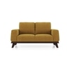 Granada Essential 2 Seater Fabric Sofa In Ochre Colour