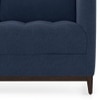 Florence Premium 3 Seater Fabric Sofa in Lapis Blue Colour