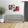 3 Seater Light Grey Sofa Cover