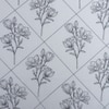 Ilan Black & White Floral 330 TC Cotton Flat Super King Size Bedsheet with 2 Pillow Covers – Threads