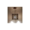 Oblique Beige Solid Wood Single Hanging Light
