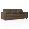 Apollo Compact 3 Seater  Fabric Sofa In Truffle Beige Velvet Colour