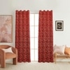 Velvet Golden Foil Pack of 2 Pieces Blackout Window Curtain