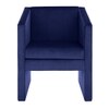 Shuntina Accent Velvet Chair in Navy Blue Colour