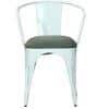 SnowIron Dining Chair in White Colour