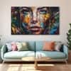 The Castle Decor Multicolour Woman Face Abstract Wall Art Set of 5 27x48 Inch