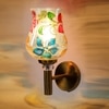 Devansh Metal Electric Wall Light in Gold Colour with Multi Shade Count of 1 Light
