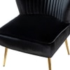 Beato Fabric Accent Chair in Black Colour